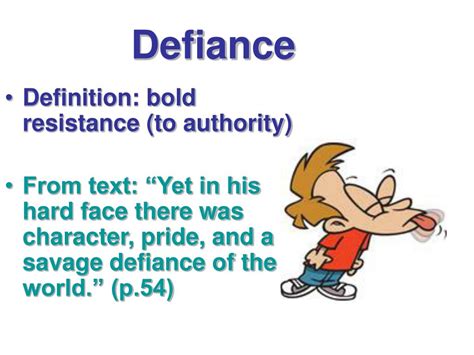 defiant definition for kids.